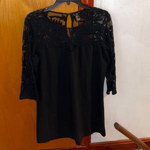 Black Lace Top Dress